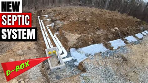 installing sanitary multiple distribution boxes youtube|d box septic system installation.